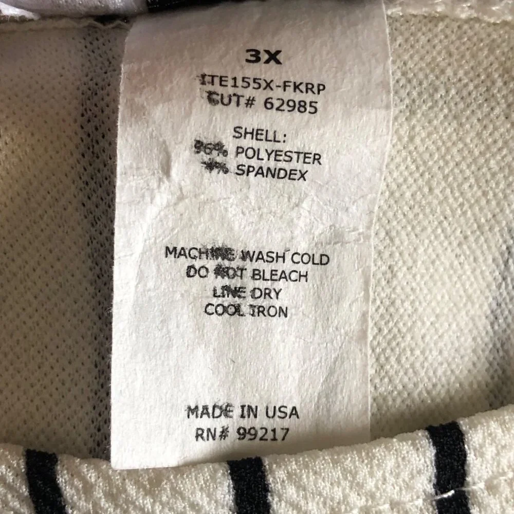 Moa Moa Women’s Summer Top Size 3X Flare Ruffle Sleeve Back Bow Detail - Picture 8 of 14